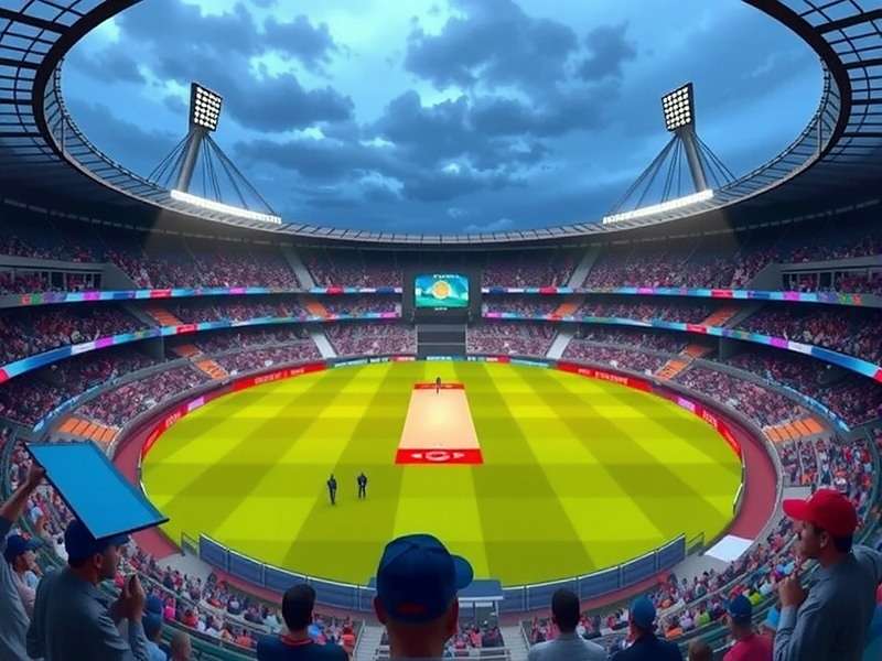 Cricket Basket Legend X Stadium - Eden Gardens Inspired Cricket Basket Legend X In-Game Stadium Resembling Eden Gardens
