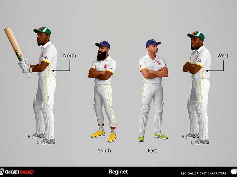 Cricket Basket Legend X Regional Player Designs Cricket Basket Legend X Regional Characters - North, South, East, West Indian Variations